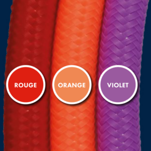 MIFLEX - Flexible Moyenne Pression 3/8" - Rouge - 100 cm