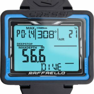 Raffaello Diving Computer Black/Blue - Cressi-Sub