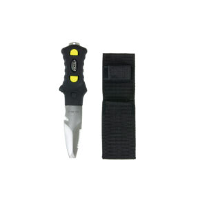 Knife Minirazor Beta black, nylon pouch – Tecline
