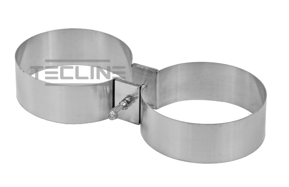 SS Tank band 60 mm for 140 mm tanks - wide distance – Tecline