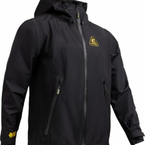 Cressi Hooded Shell Jacket Unis.Black/Yellow 2Xl - Cressi-Sub