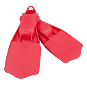 Rubber Fins Jetstream with SS spring straps - red – Tecline