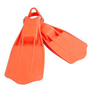 Rubber Fins Jetstream with SS spring straps - orange – Tecline