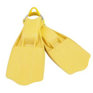 Rubber Fins Jetstream with SS spring straps - yellow – Tecline