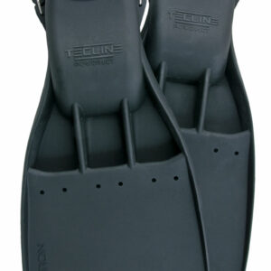 Rubber Fins PowerJet, with SS spring straps (38/41) M - hard – Tecline
