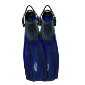 Fins RecTec with SS spring straps - blue – Tecline