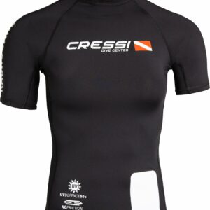 Dive Center Lady Rash Guard Short/Sl Black L/4 (42) - Cressi-Sub