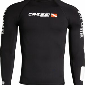 Dive Center Man Rash Guard Long/Sl Black 2Xl/6 (56) - Cressi-Sub