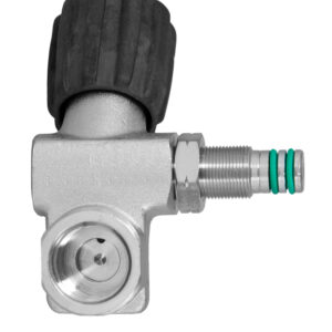 Second outlet, 232 bar, for expendable mono valve 232 bar, left – Tecline