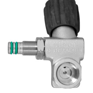 Second outlet, 232 bar, for expendable mono valve 232 bar, right – Tecline