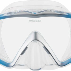 Liberty Triside Spe Mask Clear/Blue/Silver - Cressi-Sub
