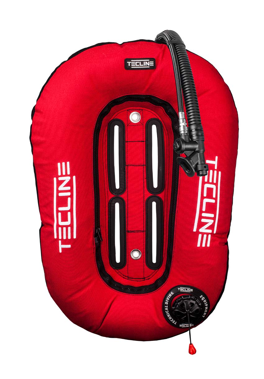 Donut 15 Red (15kg/33lbs) for mono tank, built in mono adaptor – Tecline