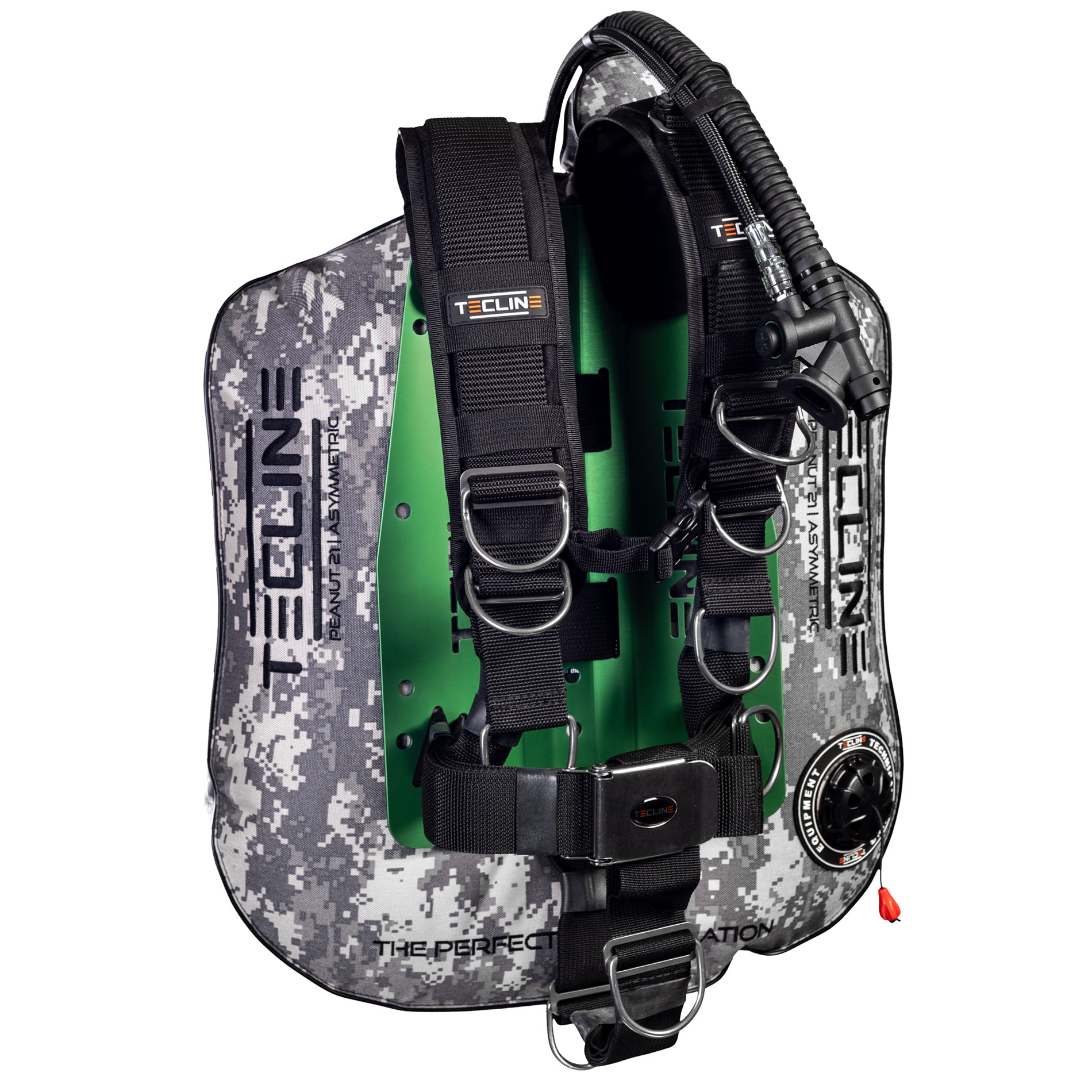 Peanut 13, 16, 21 - COLOR set with Comfort harness, alu BP - selectable color and capacity – Tecline