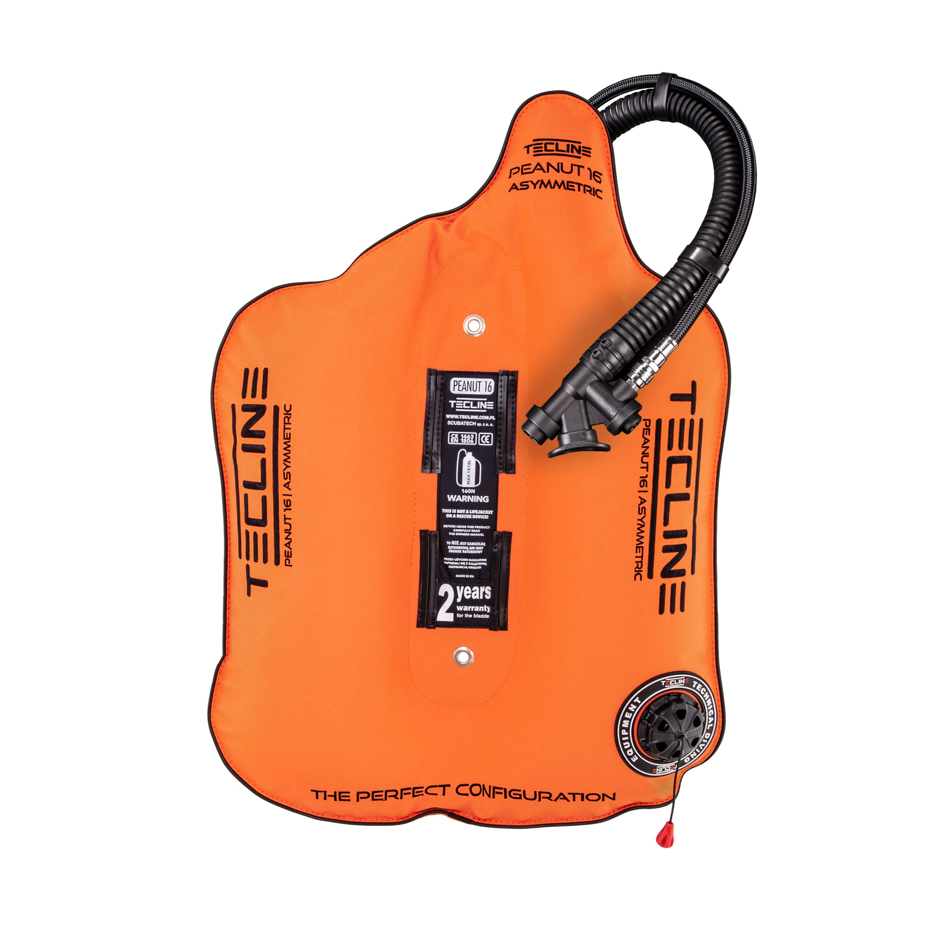 Peanut 16 Orange (16kg/35lbs) for mono tank - weight 0,85 kg – Tecline