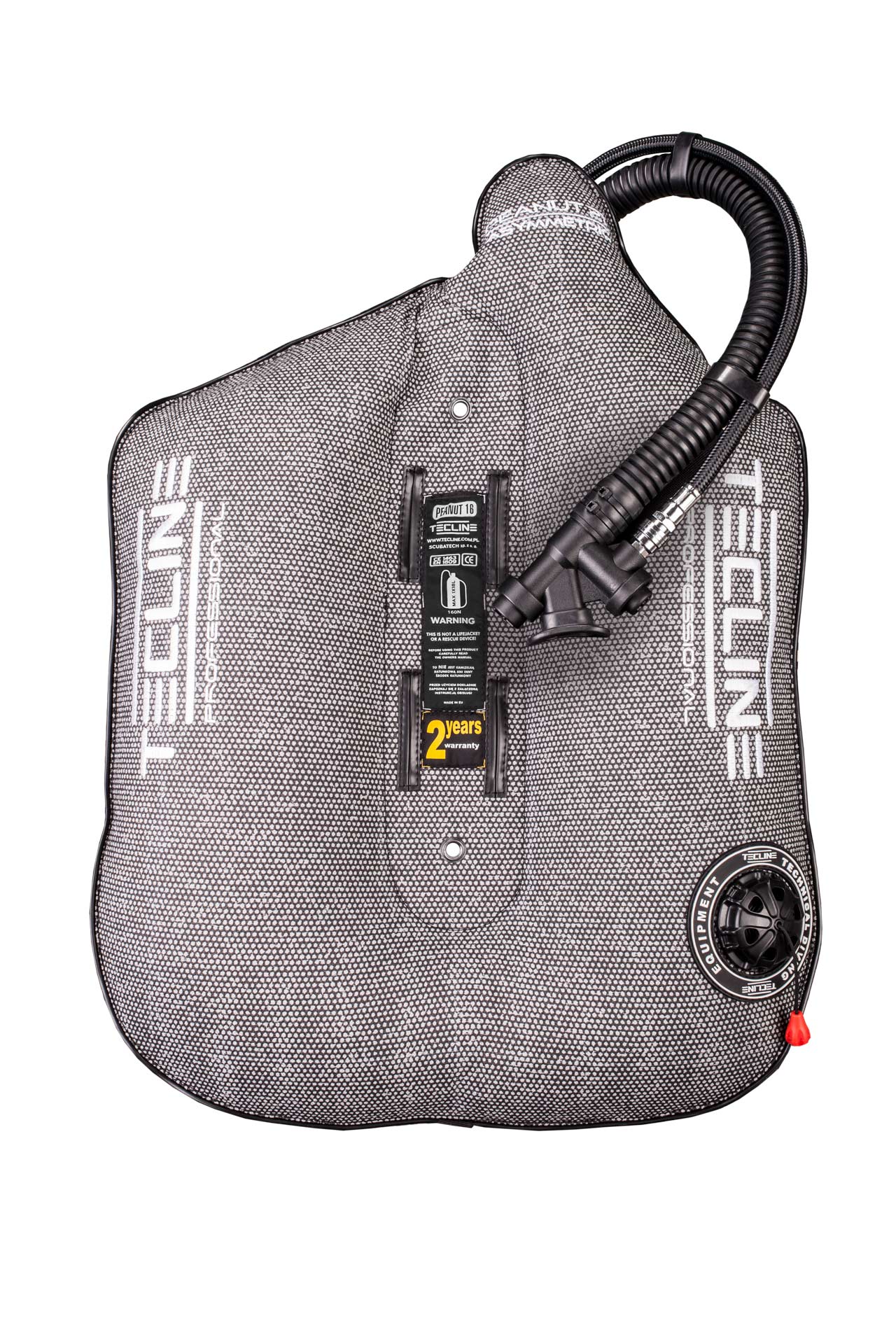 Peanut 16 Professional (16kg/35lbs) grey kevlar, weight 0,89 kg – Tecline