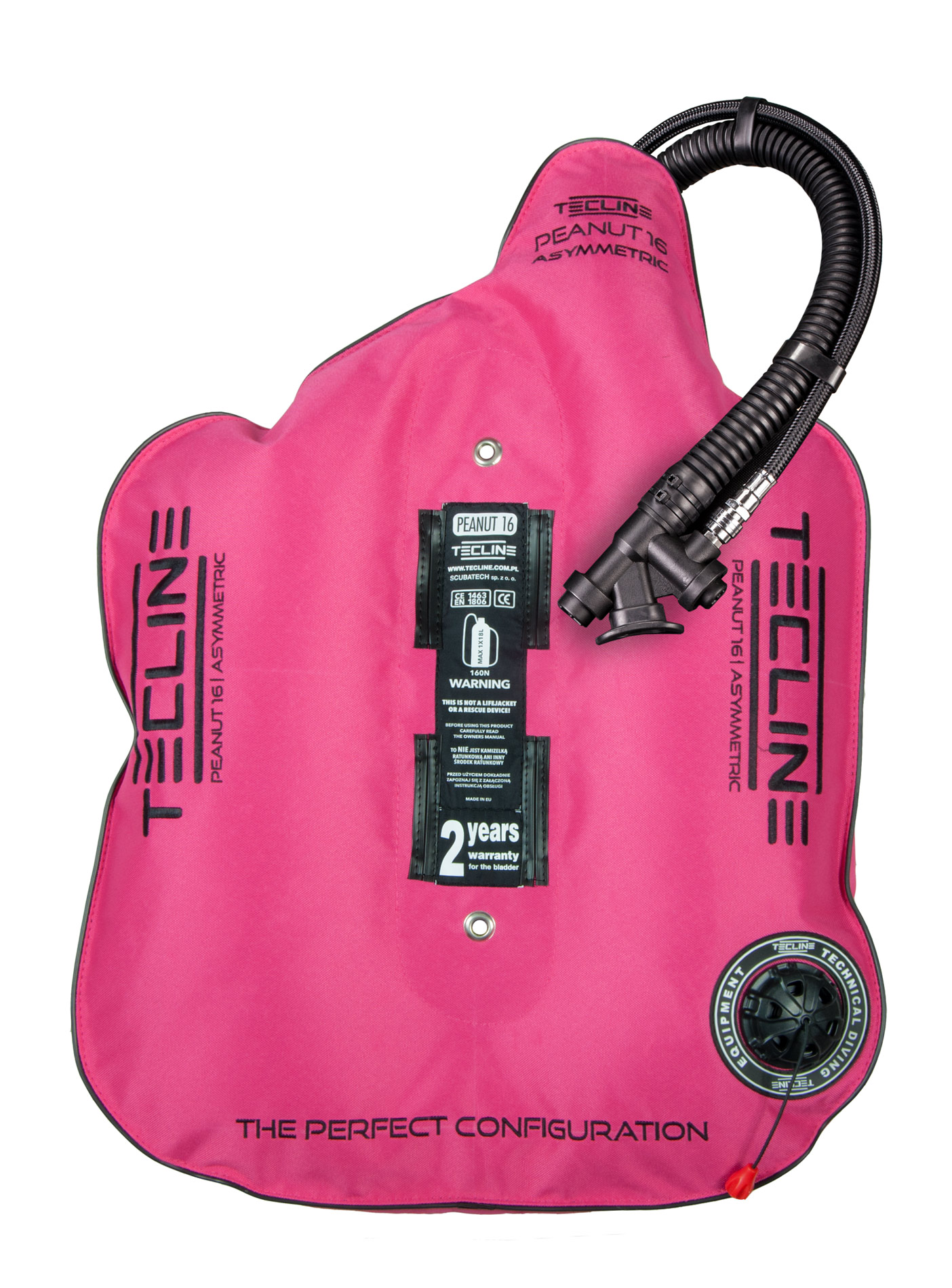 Peanut 16 Pink (16kg/35lbs) for mono tank - weight 0,89 kg – Tecline