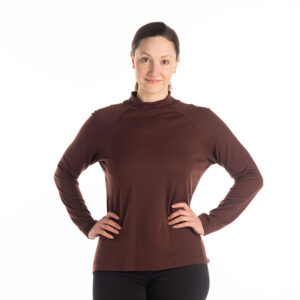 Women’s Drift L/S Top — Chocolate (STWDLST02) – Fourth Element