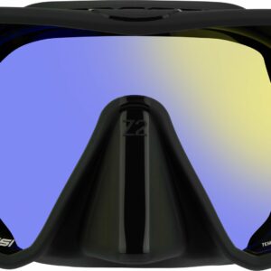 Z2 Mask Black/Black 380 Uv Yellow/Blue Lenses - Cressi-Sub