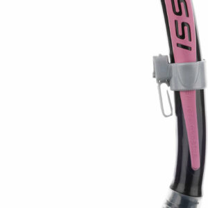 Alpha Ultra Dry Snorkel Sil. Clear/Tube Black Pink - Cressi-Sub