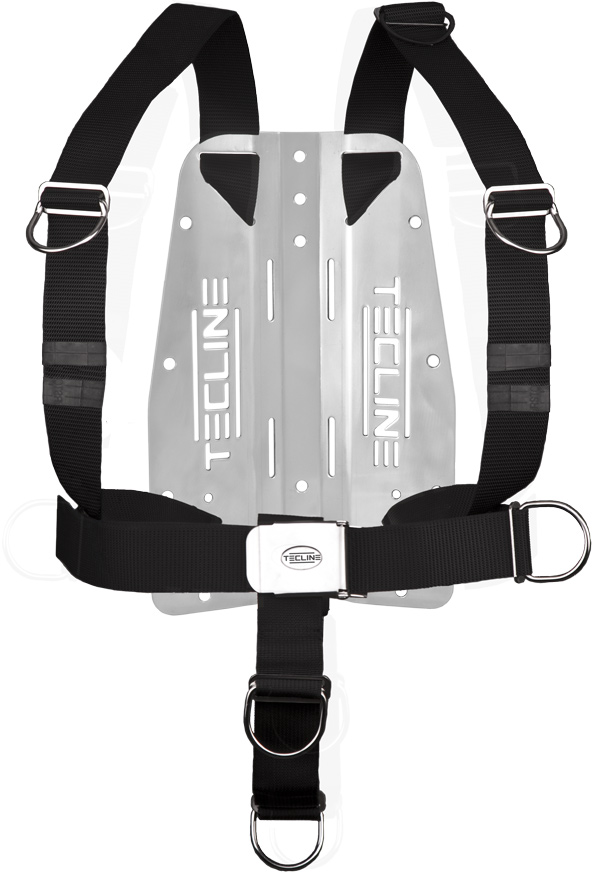 Harness TecLine DIR standard webbing- incl. 3 mm SS backplate