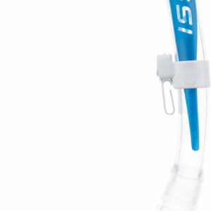 Itaca Ultra Dry Snorkel Clear/Blue Metal - Cressi-Sub