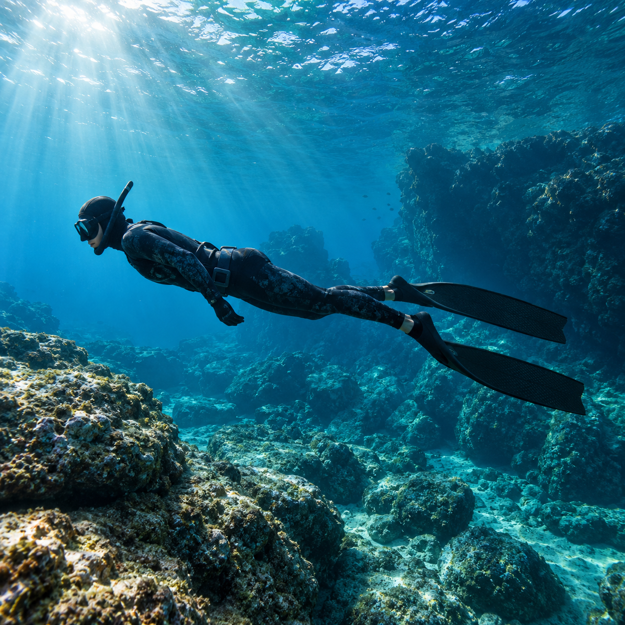 Freediving and spearfishing