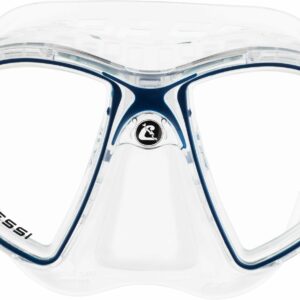 Zeus Mask Clear Blue Metal - Cressi-Sub