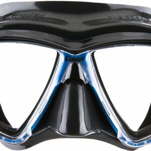 Big Eyes Mask Sil Black/Frame Blue - Cressi-Sub
