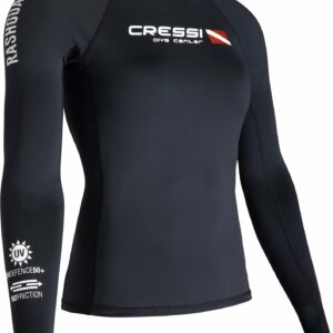 Dive Center Lady Rash Guard Long/Sl Black L/4 (42) - Cressi-Sub