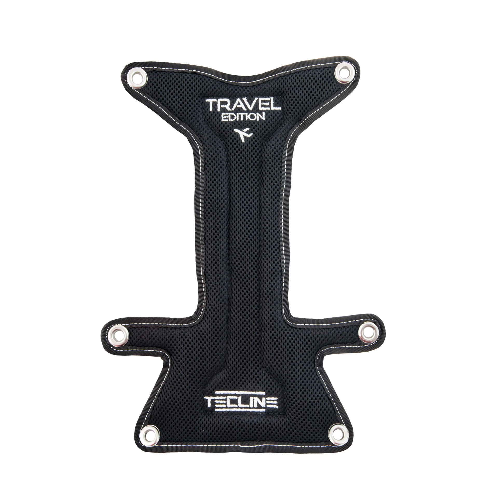 Backplate soft pad "H" with buoy pocket TRAVEL - without bolts and nuts – Tecline