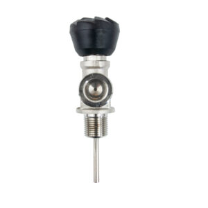 Mono valve for argon tanks, M25x2, 232 bar - Viton (large knob) – Tecline