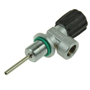 Mono valve for argon tanks, M25x2, 232 bar - Viton – Tecline