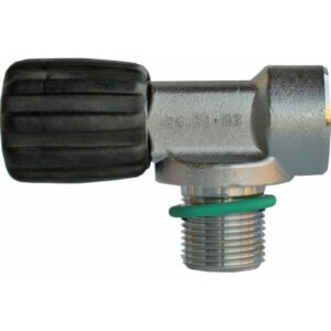 Mono valve M25x2, 232 bar, for rebreather - Viton – Tecline