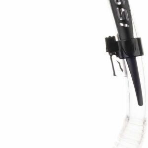Itaca Ultra Dry Snorkel Clear/Black - Cressi-Sub